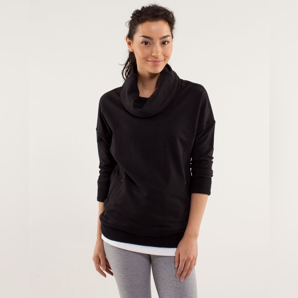 LULULEMON BLACK REST DAY PULLOVER - Picture 2 of 16